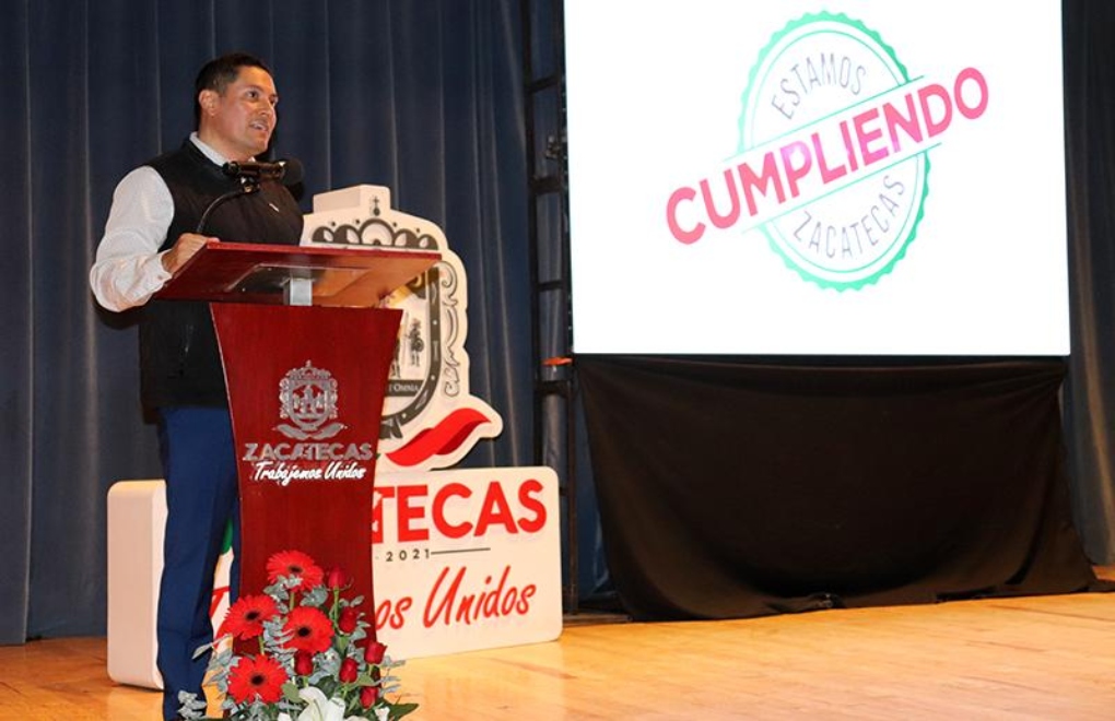 El titular de la Sezami, José Estrada, destacó los logros de la actual administración con sus paisanos en Estados Unidos.