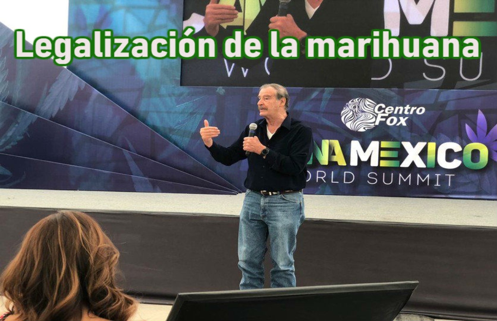 Fox dijo en su discuro de apertura de CannaMéxico 2019 que la legalización de la marihuana es una solución para la violencia en el país.