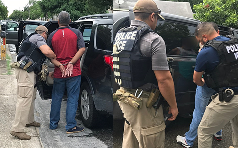ICE arresta a 52 migrantes en el sur de Texas, durante un operativo de aplicación a la ley