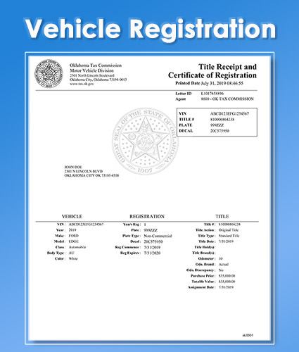 Nueva ley de vehículos en Oklahoma, deberás conservar tu placa y cargar siempre con el certificado de registro