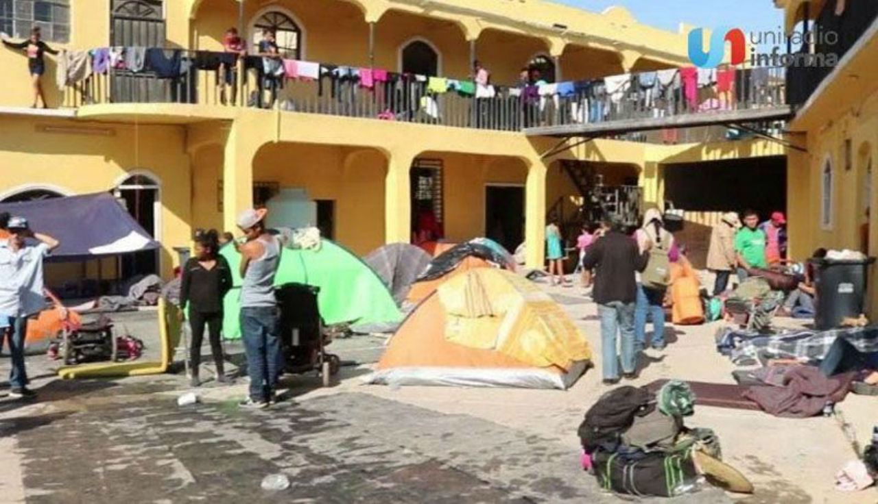Los albergues para migrantes al noreste de México están al límite de su capacidad. | Foto: Cortesía.