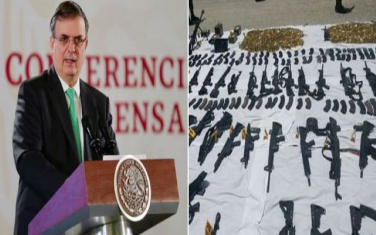 "El objetivo de México es congelar el tráfico de armas en la frontera": Marcelo Ebrard