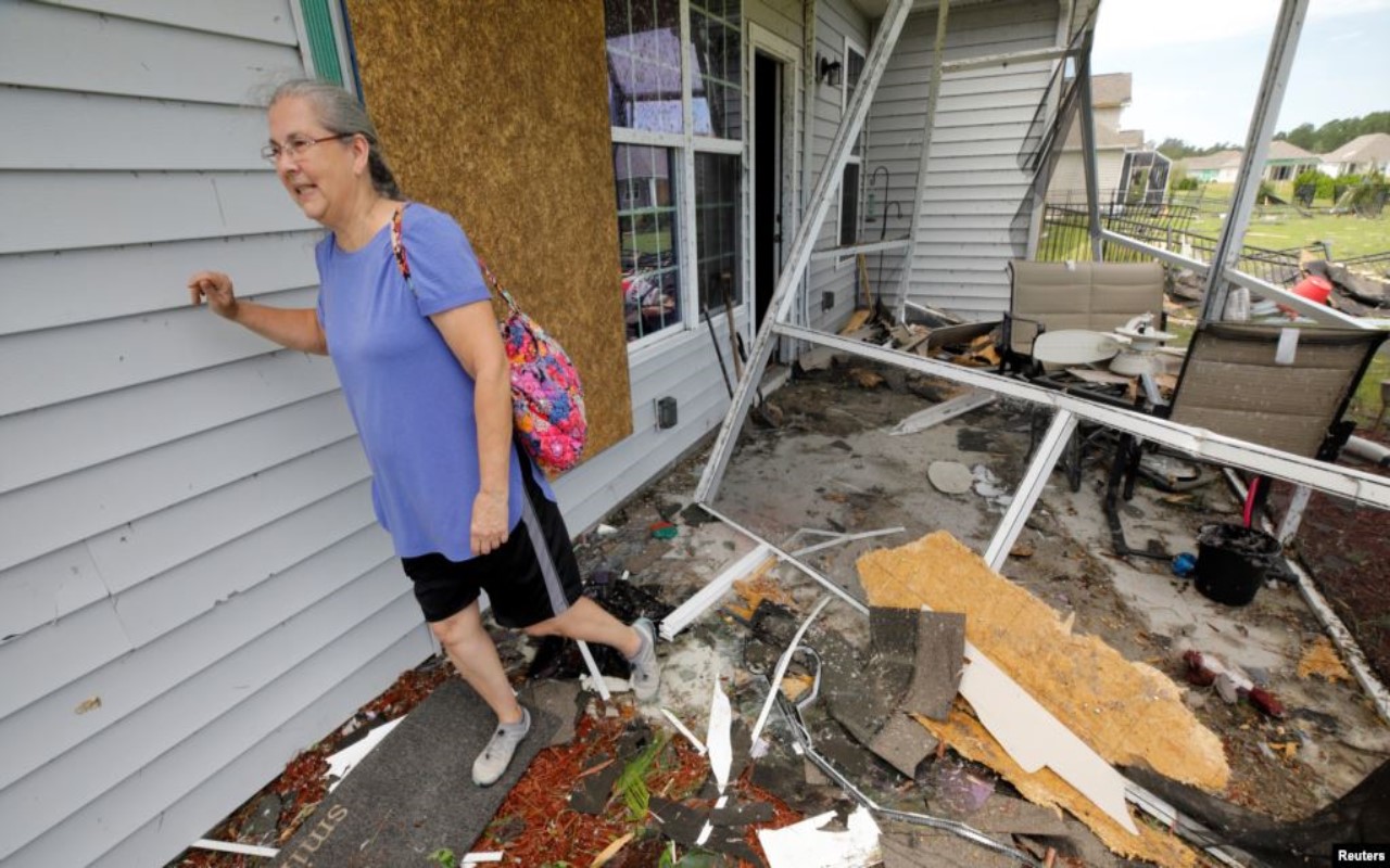 Islas de Carolina del Norte evalúan los daños tras paso del huracán Dorian