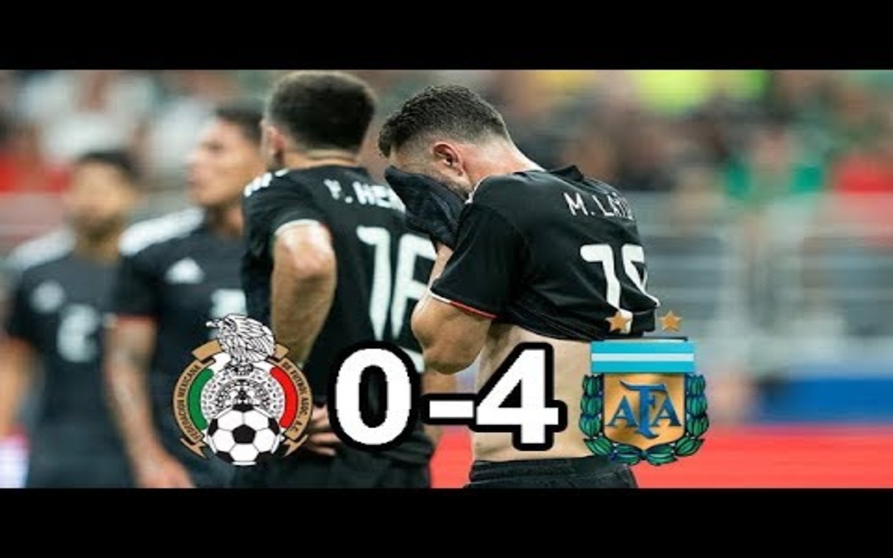 Tras victoria contra E.U. Selección Mexicana cae ante Argentina