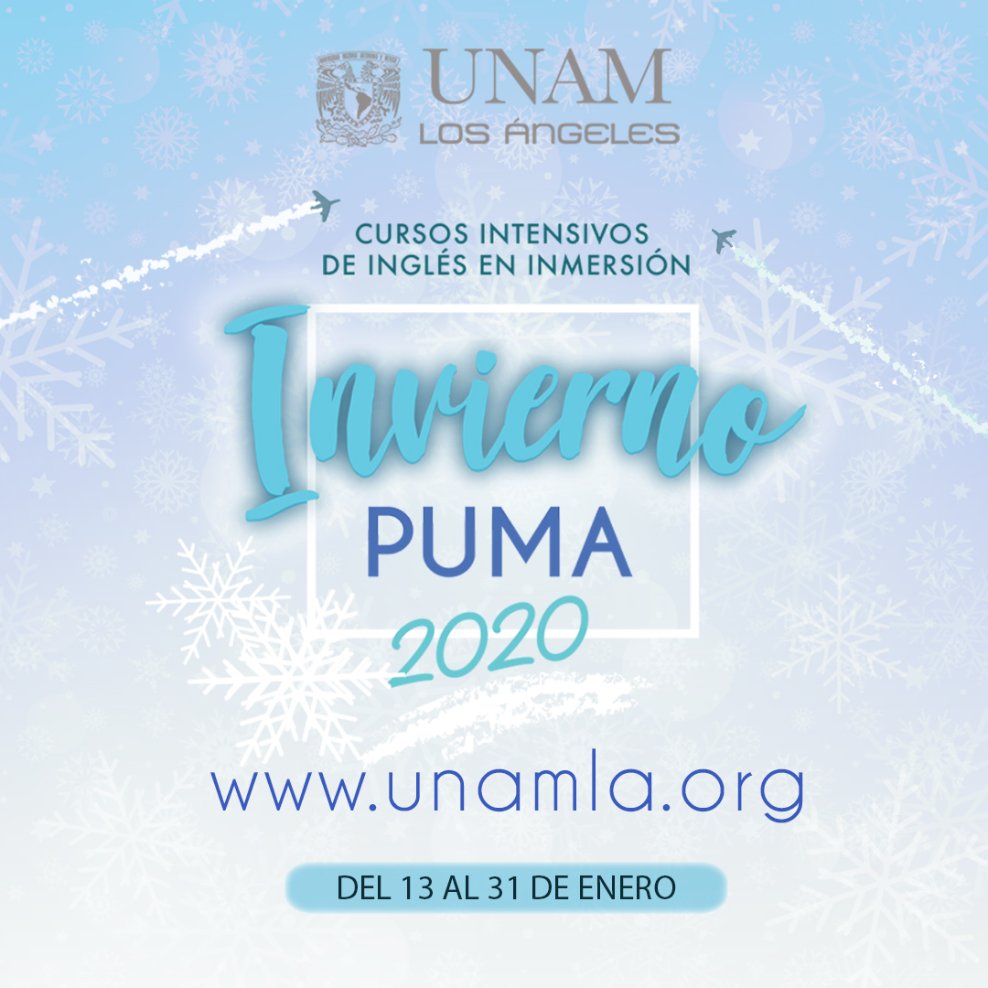 La Universidad Autónoma de México (UNAM) en Los Ángeles, publicó su lista de actividades del mes de noviembre de 2019.