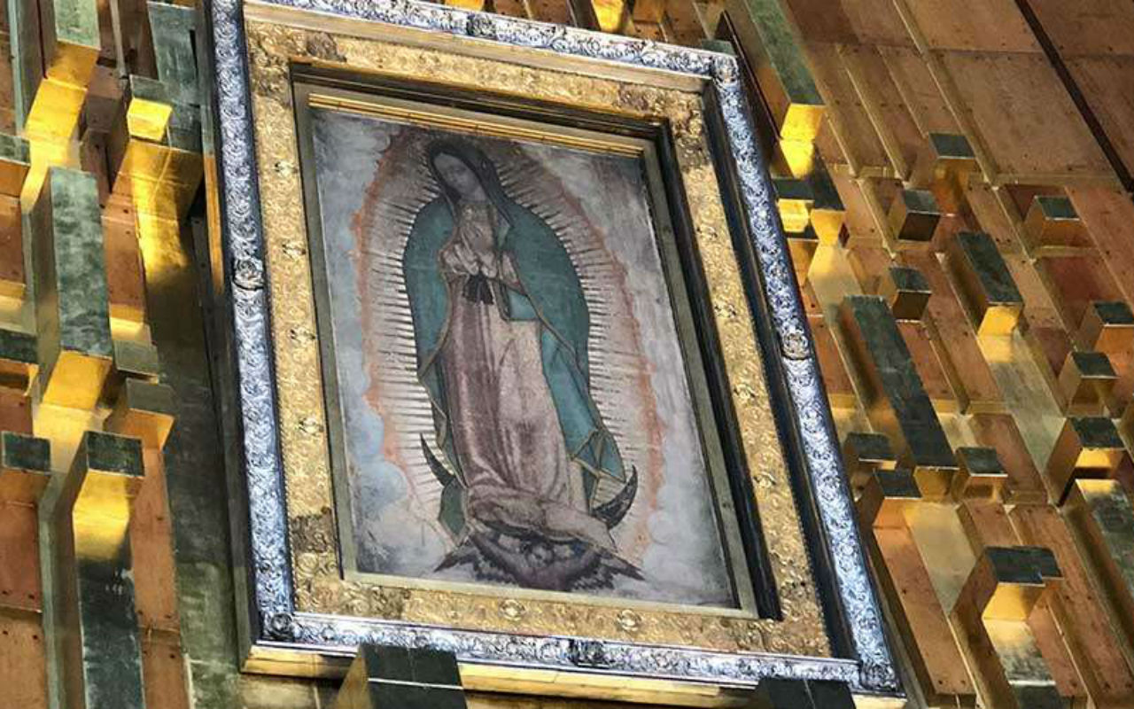 La Virgen de Guadalupe en la nueva Basílica. Foto: David Ramos / ACI Prensa