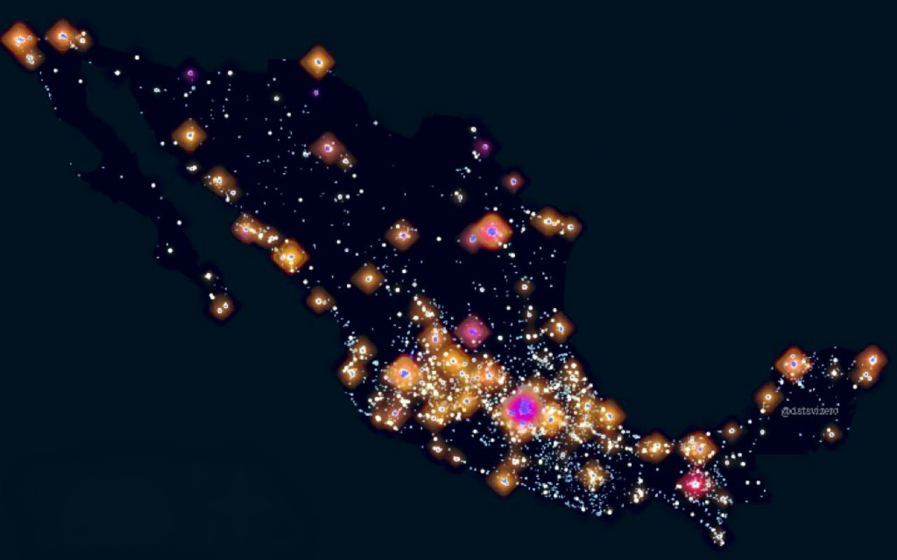 El mapa con todas las taquerías se llama Taco Universe