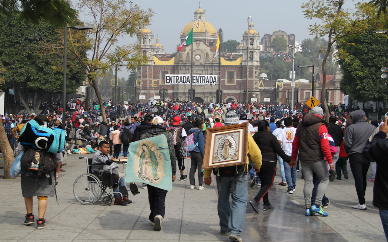 De acuerdo con la alcaldía de Gustavo A. Madero, la Basílica de Guadalupe ha recibido 4 millones 600 mil de peregrinos.