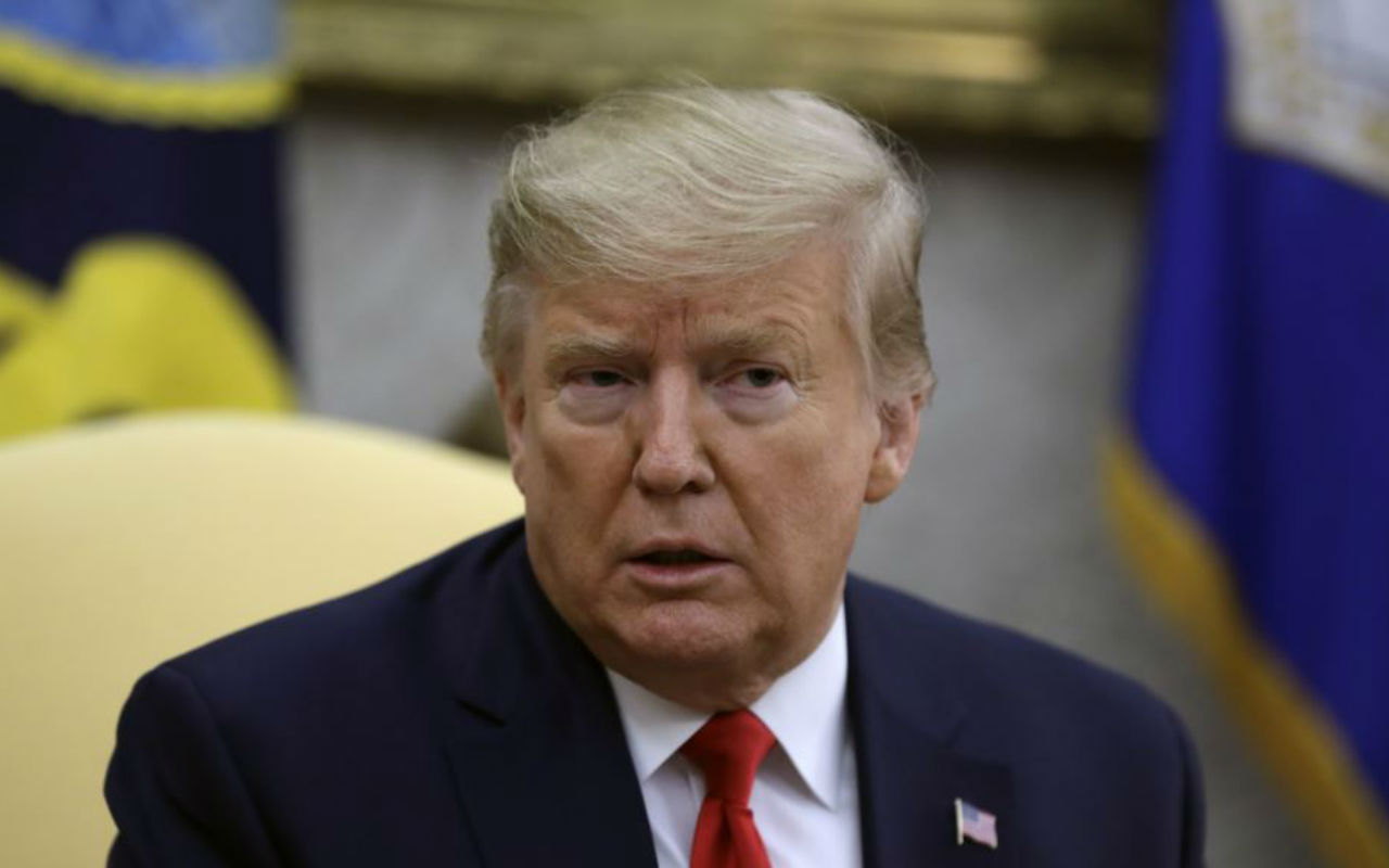 El presidente de EU, Donald Trump, en una imagen de archivo el 17 de diciembre de 2019 en Washington | Foto: AP / Voz de América