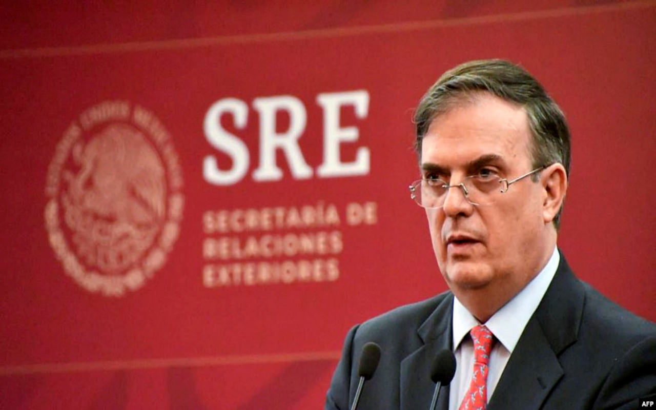 El canciller mexicano Marcelo Ebrard, se reunió junto al secretario de Seguridad, Alfonso Durazo, con el embajador estadounidense en México,