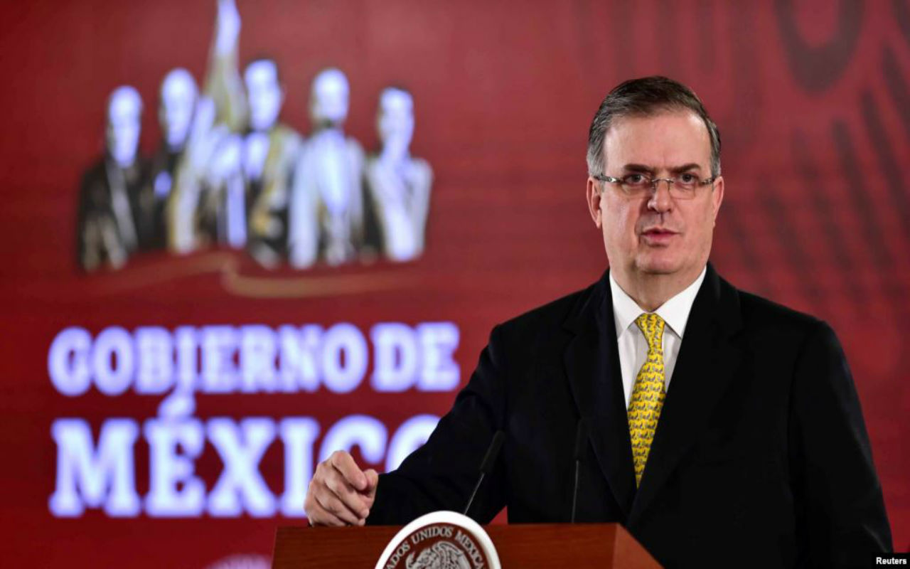 El canciller mexicano Marcelo Ebrard anunció el martes 7 de enero de 2020 la visita del fiscal estadounidense a su país/VOA