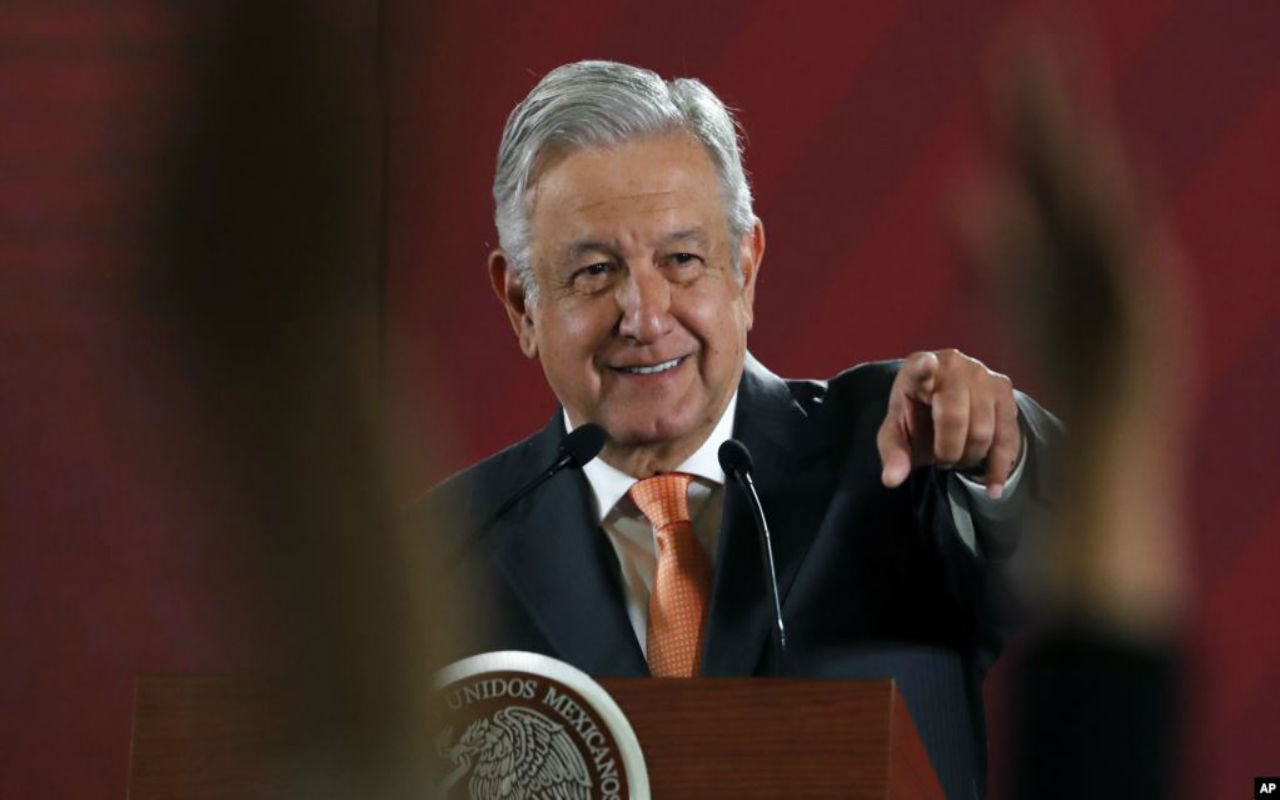 El presidente mexicano, Andrés Manuel López Obrador, afirmó que su gobierno también tiene empleos disponibles para los mexicanos en la frontera sur del país/Foto: VOA de AP