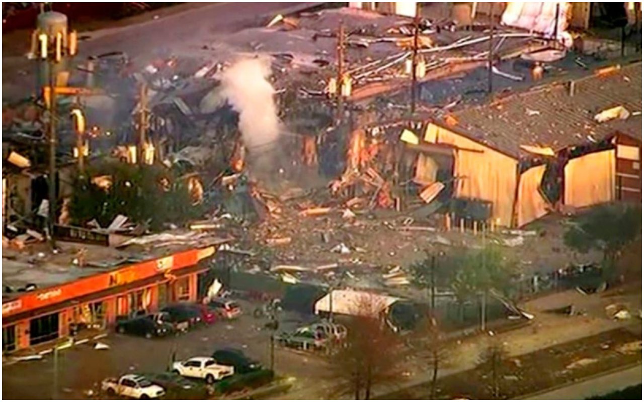 La explosión sucedió alrededor de las 4:25 am en el bloque 4500 de Gessner Rd. en Houston, Texas.