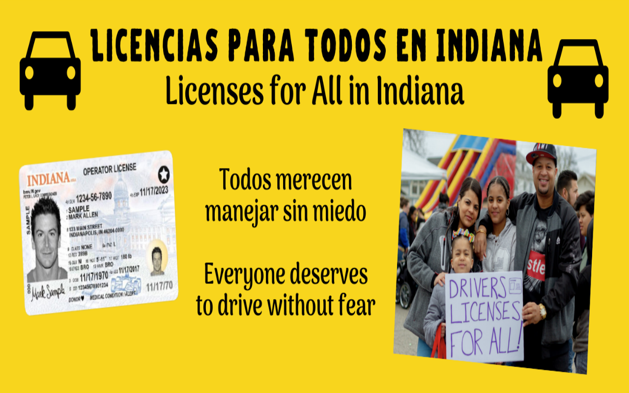 Firma esta petición que daría licencias de conducir a indocumentados en Indiana