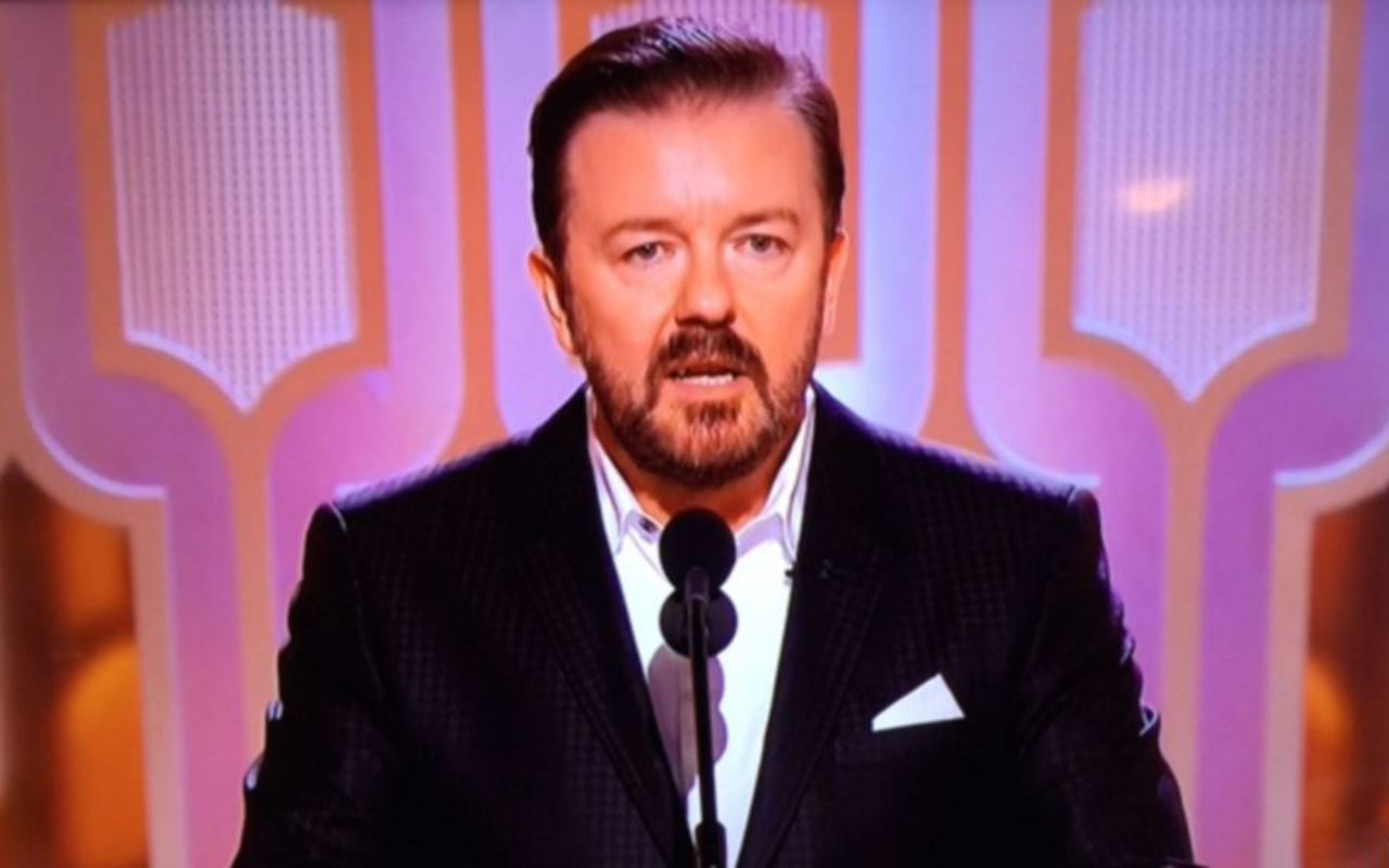 Ricky Gervais será nuevamente el anfitrión de los premios Globo de Oro, a entregarse el domingo 5 de enero en Beverly Hills, California. | Foto: Redes sociales