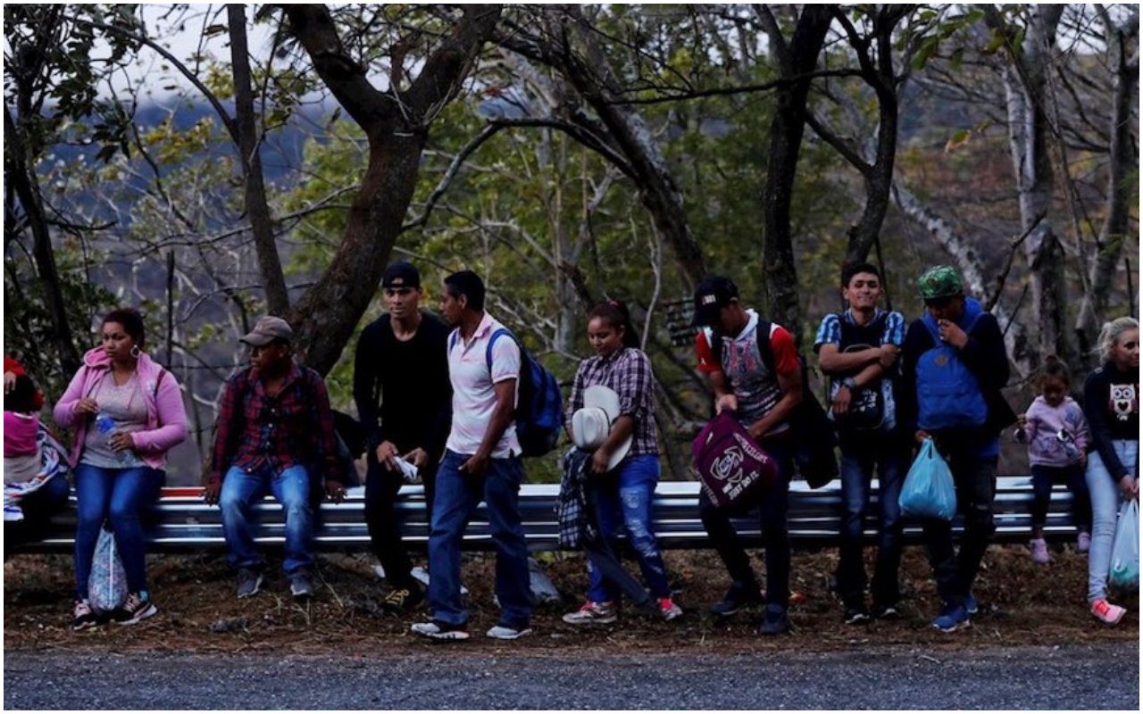 La CNDH dijo que la Caravana, integrada por un promedio de dos mil personas, fueron acompañados y asistidos por el organismo público.