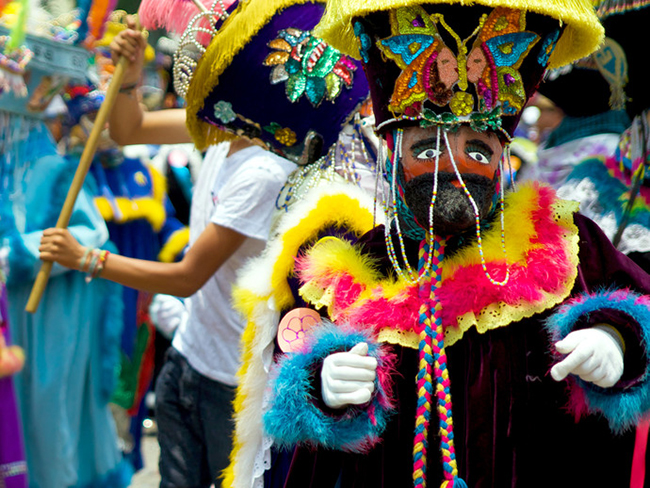 carnaval de Morelos con los chinelos 
