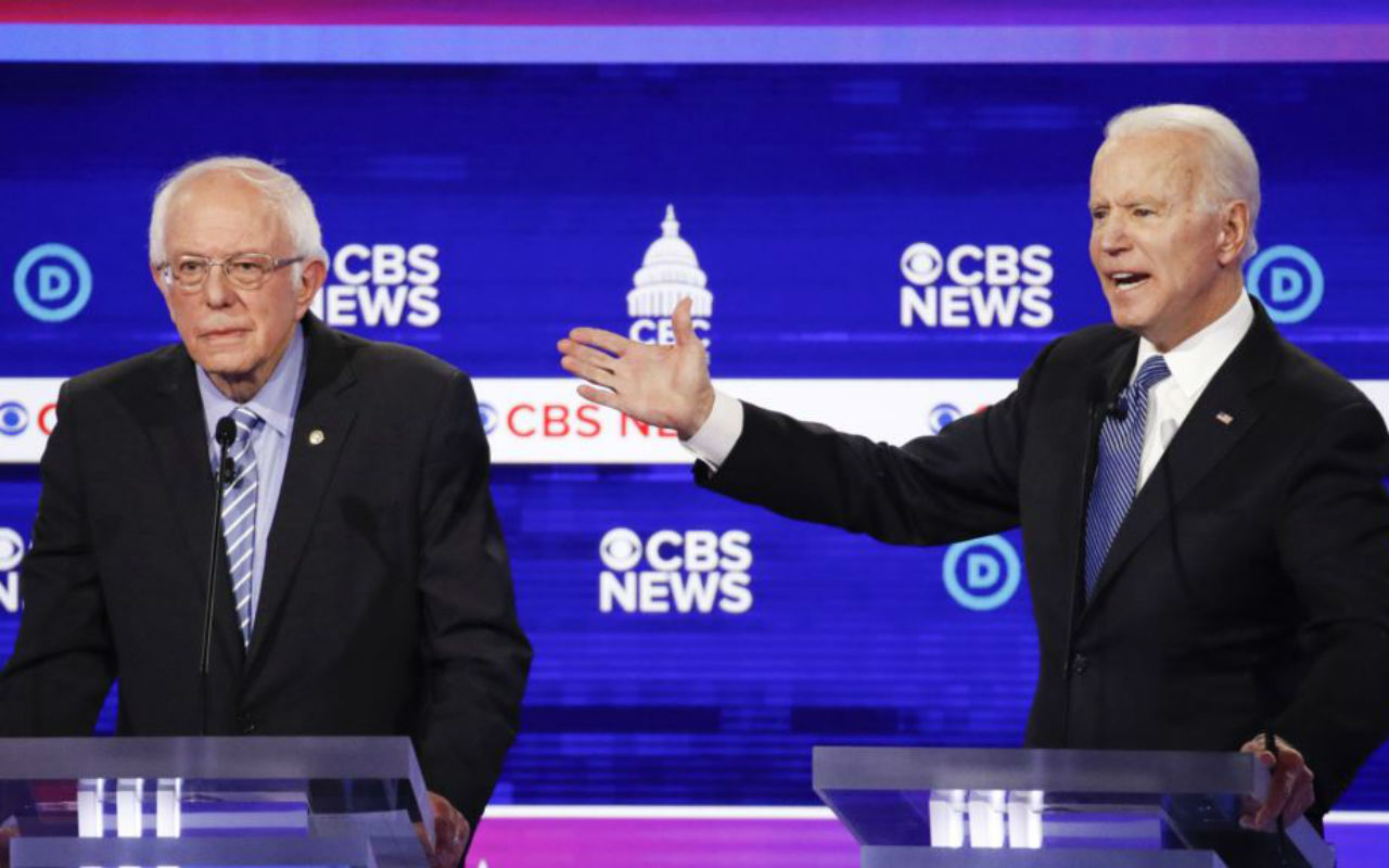 Sanders y Biden se enfrentan en reducida contienda por la nominación demócrata