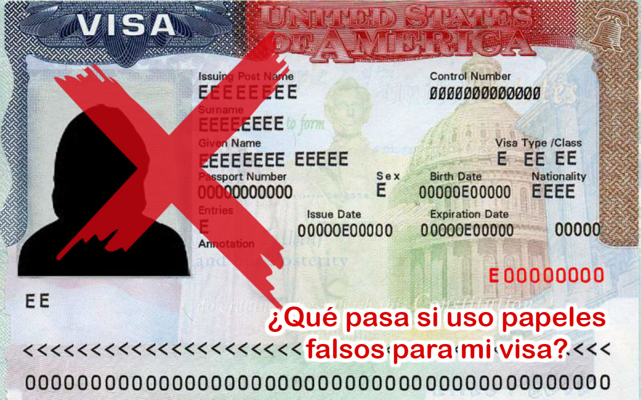 Visa EEUU si entrego documentos falsos