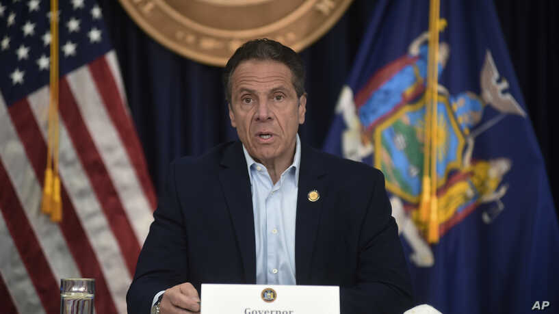 El gobernador de Nueva York teme que la nueva cepa de coronavirus provoque un desastre similar al de la primavera. | Foto: Voz de América.