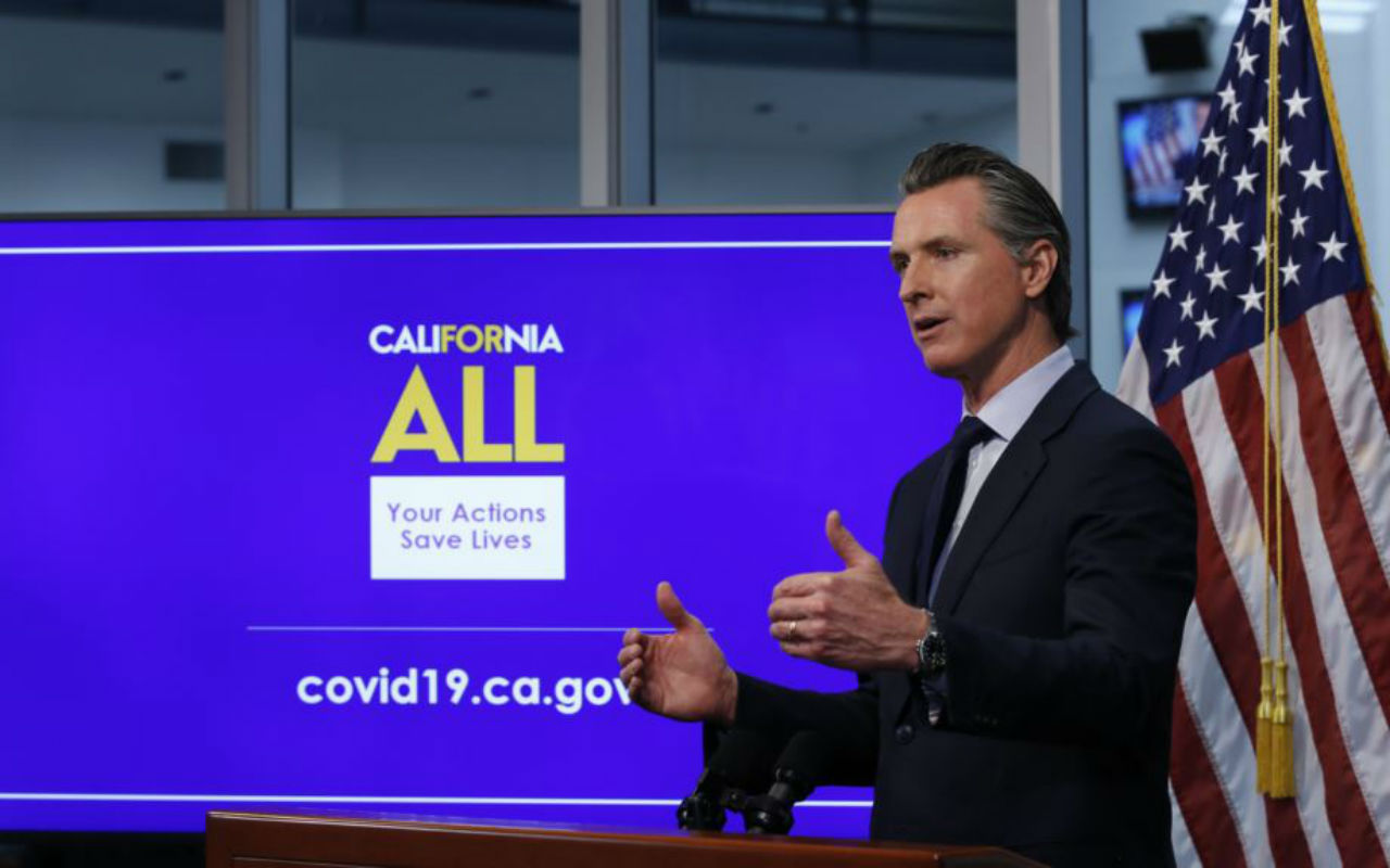 Gavin Newsom VOA AP