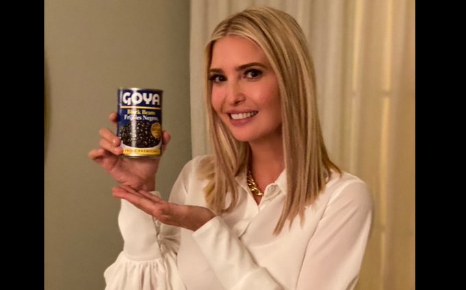 Trump y su hija Ivanka habrían violado la ley al promover productos Goya