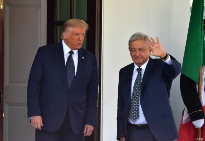 López Obrador inicia visita a Washington para reunirse con Trump