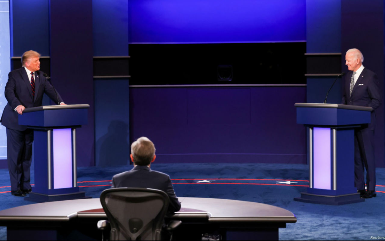 Debate presidencial Trump Biden Reuters VOA