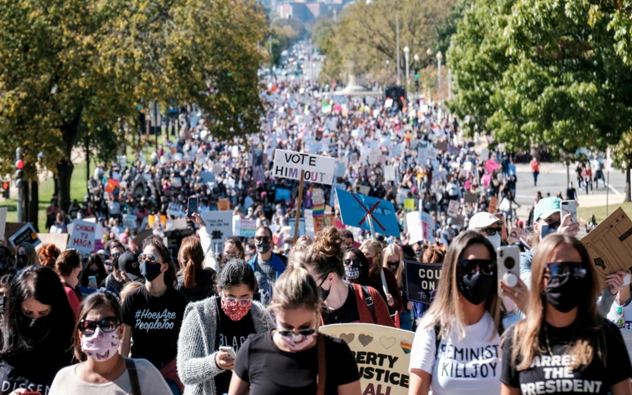 Marcha de las mujeres protesta contra Trump en EEUU