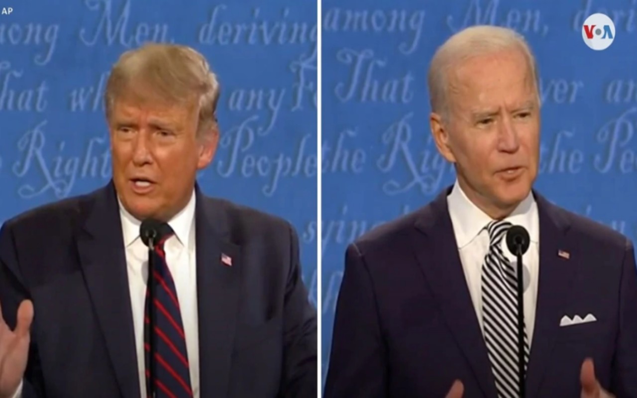 Mira aquí el último debate entre Trump y Biden