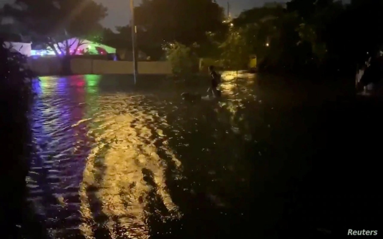 Tormenta tropical Eta dejó inundaciones y cortes de luz en Miami