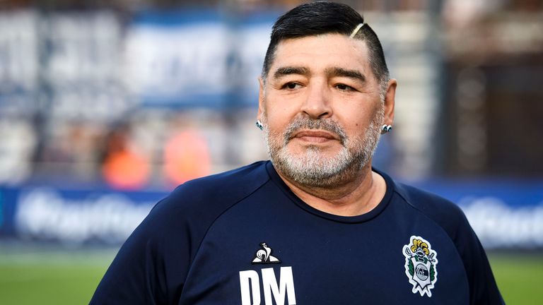 Maradona falleció este 25 de noviembre a los 60 años de edad. | Foto: Sky Sports.