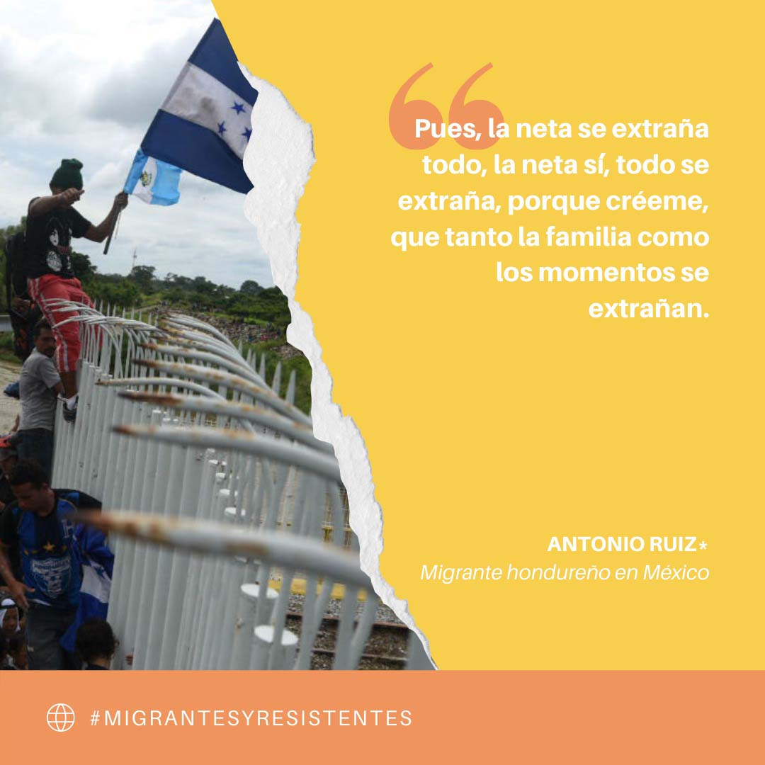 Antonio Ruíz es #MigranteYResistente | Imagen: Cápsula Migrante.