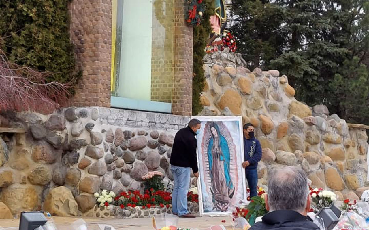 Virgen de Gudalupe santuario de Des Plaines en Illinois