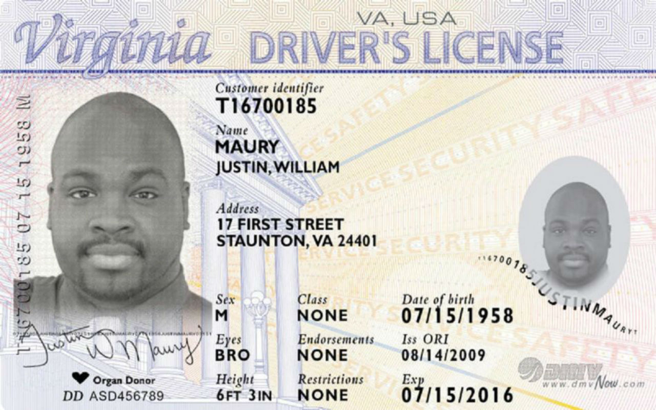 Esta licencia de conducir es especial para migrantes indocumentados de Virginia que no pueden presentar pruebas de su residencia "legal" en USA. | Foto: @DMV Virginia