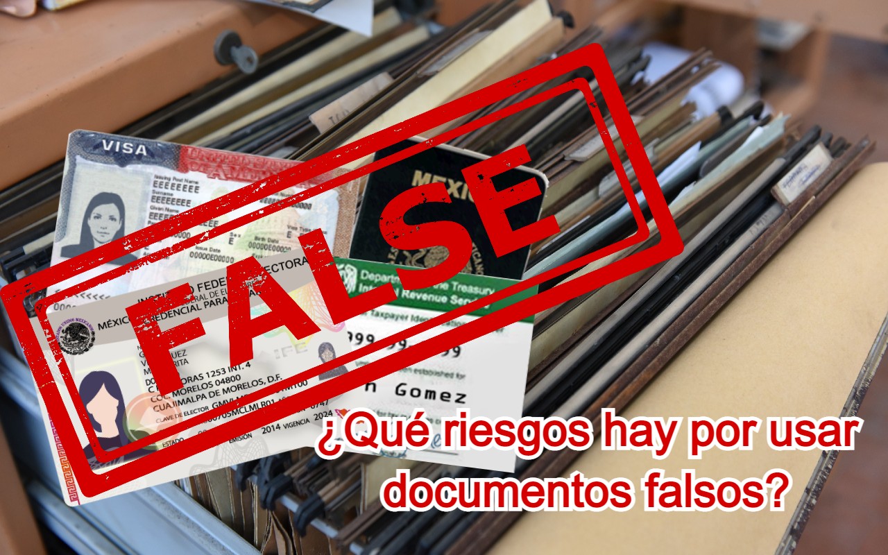 Estos son los Estos son los riesgos de usar documentos falsosde usar documentos falsos