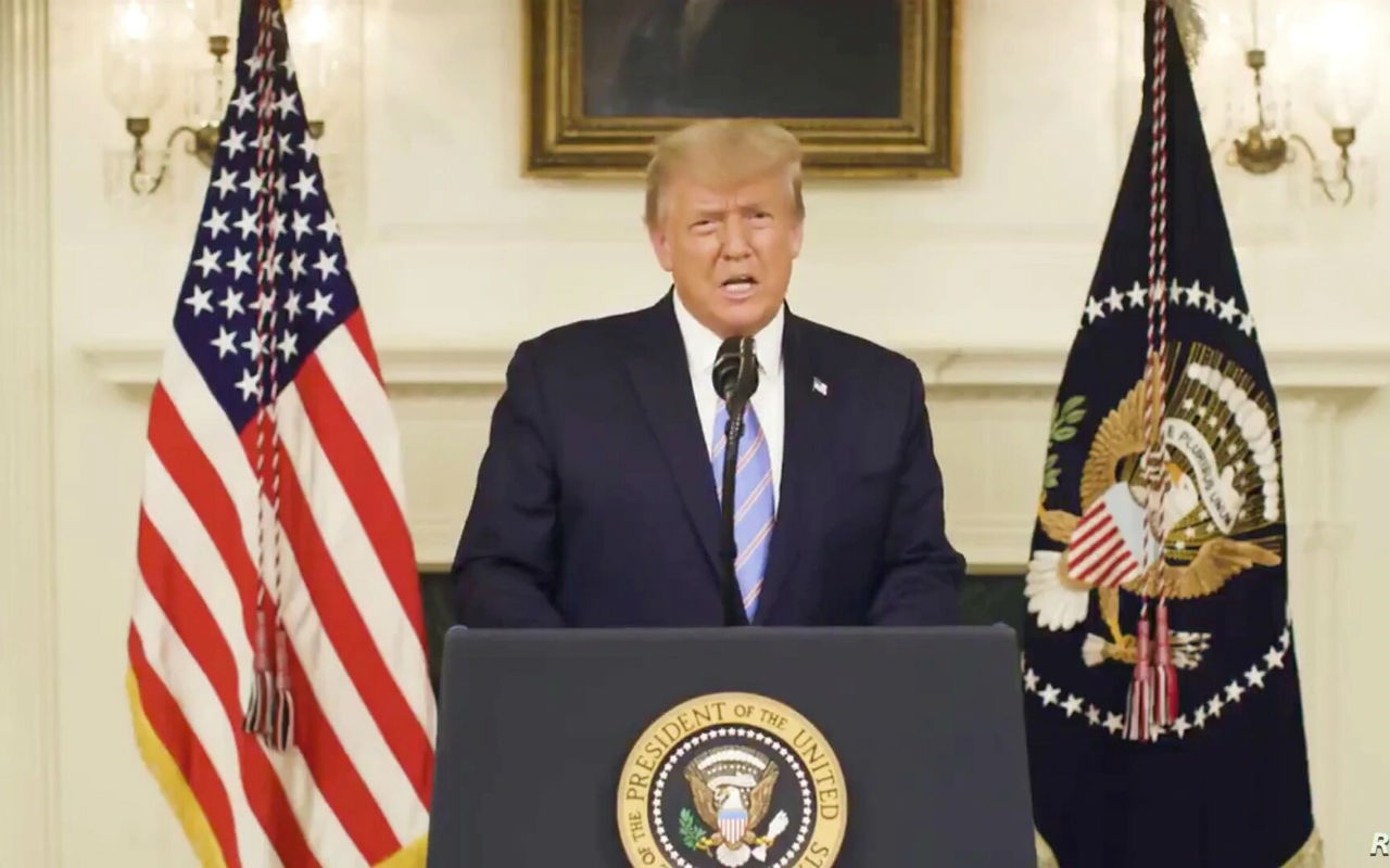 Reuters Voz de América Donald Trump da un mensaje ante violencia en el capitolio