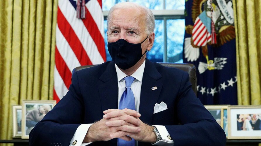 Joe Biden tiene previsto hablar sobre los planes de la administración y firmar órdenes ejecutivas y otras acciones relacionadas con la lucha contra el coronavirus. | Foto: VOA.