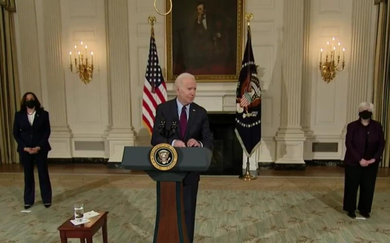 Joe Biden prometió actuar rápido en su plan de alivio económico