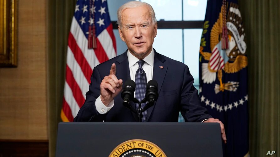 Con su discurso, Joe Biden pretende ganar apoyo para sus iniciativas presidenciales. | Foto: AP / VOA.