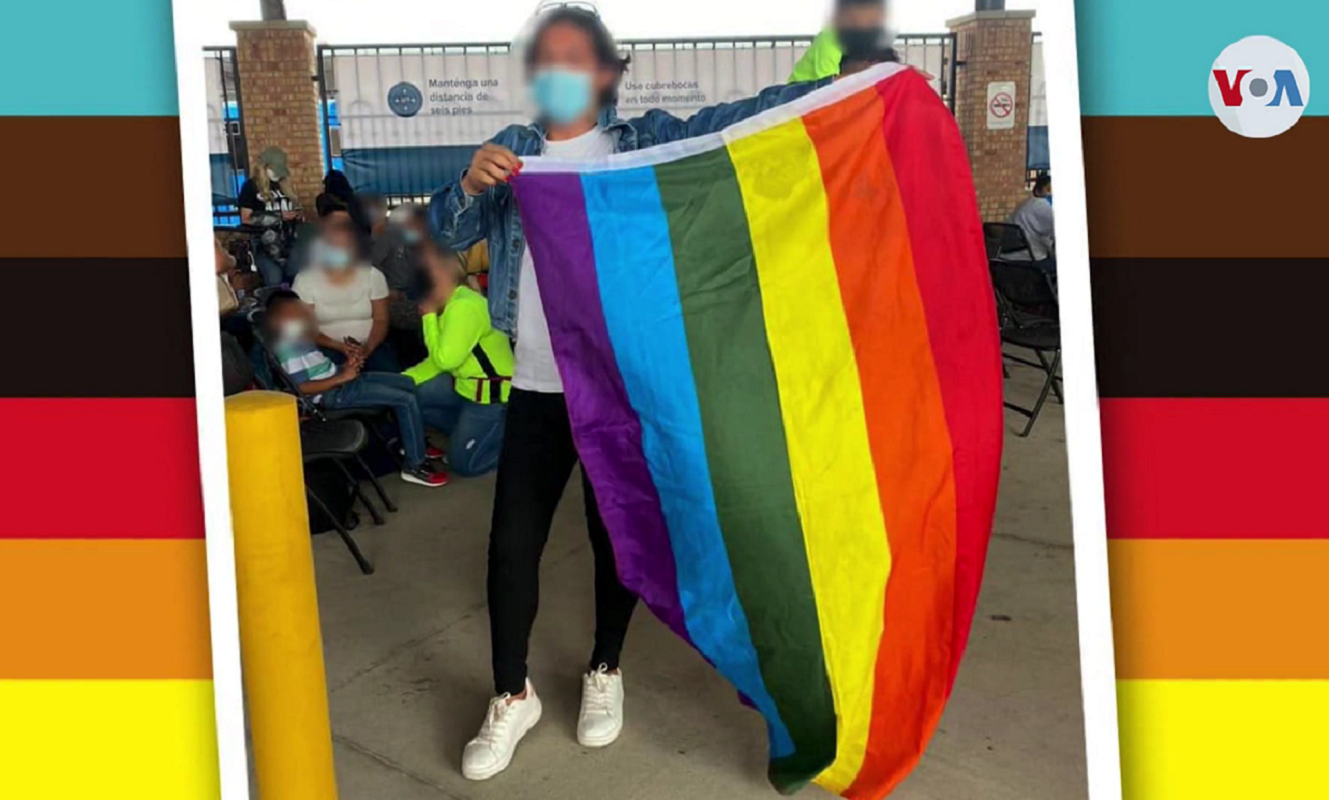 Miembros de la comunidad LGBT en el asilo dirigido por Estuardo Cifuentes. | Foto: Voz de América.