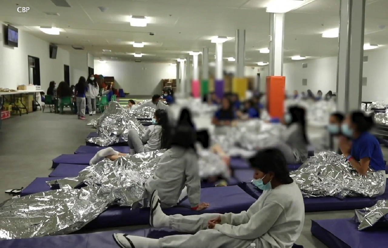 La "Caravana por los niños" exige la liberación de niños migrantes detenidos desde la administración de Donald Trump. | Foto: CBP.