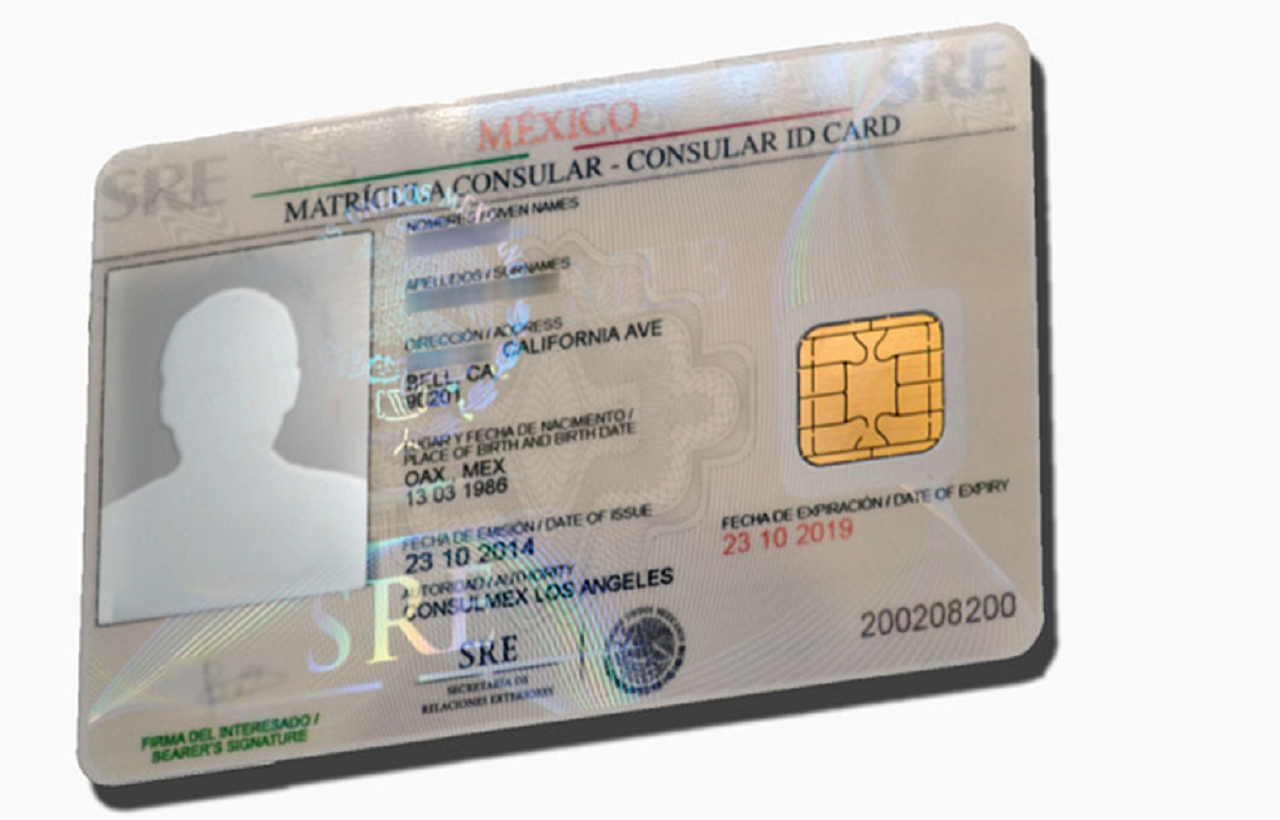 La matrícula consular se puede usar como documento de identidad en Estados Unidos. | Foto: Consulado General de México en San Francisco.