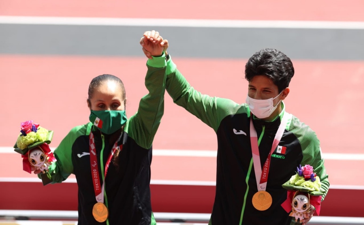 María Rodríguez dio el oro número 100 a México en Juegos Paralímpicos. | Foto: Twitter @CONADE