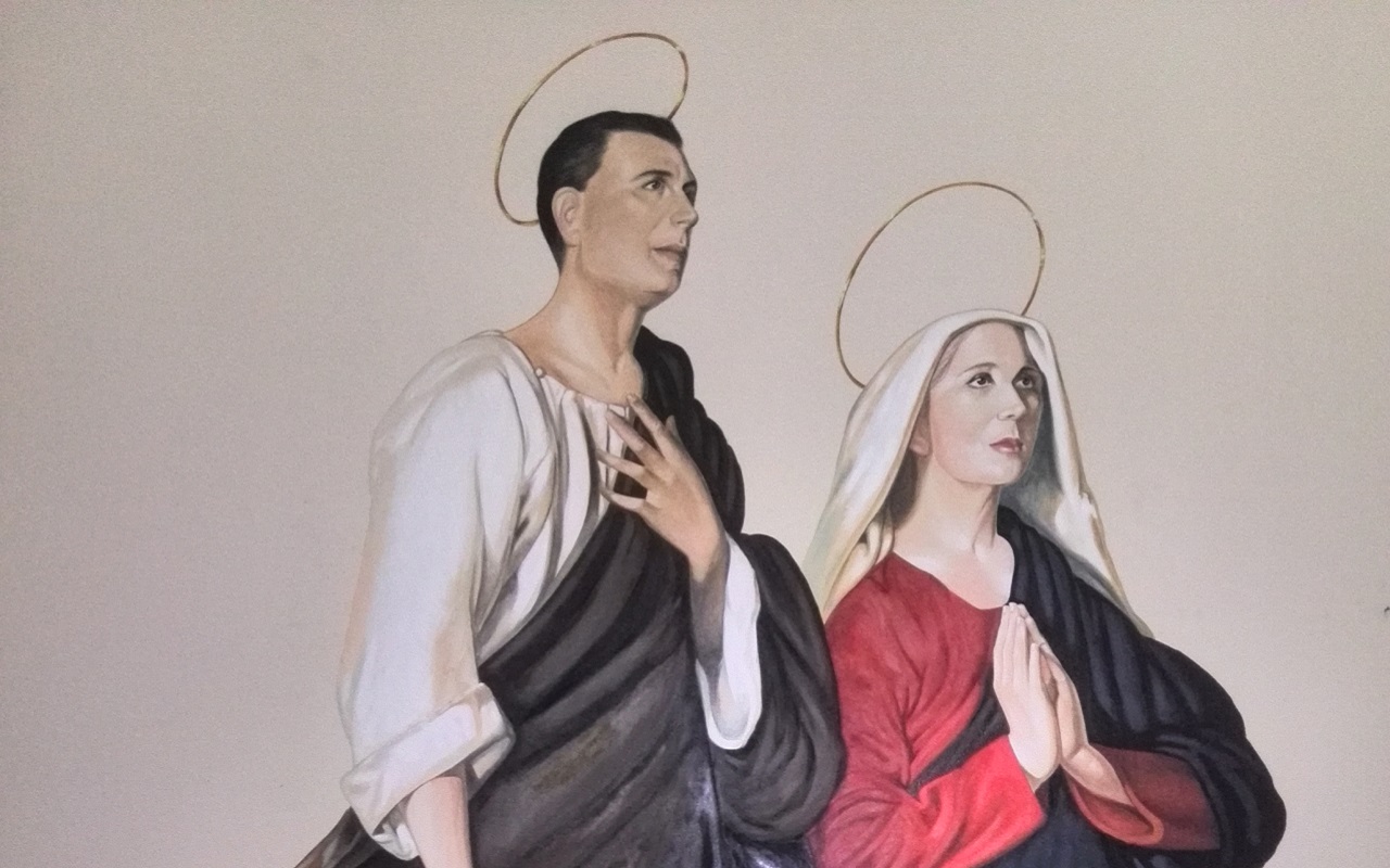 Santa Mónica y su hijo San Agustín, dos de los santos pertenecientes al santoral de agosto. | Foto: Cathopic.