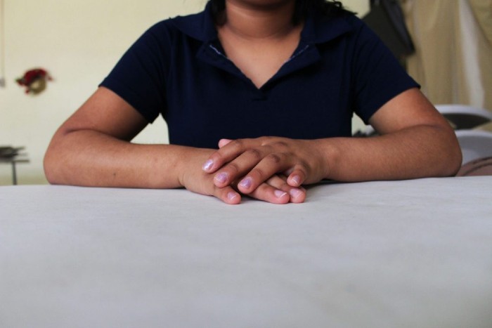 María de solo 20 años dejo su país para buscar una mejor vida. | Foto: Ciela Ávila/La Verdad Juárez.