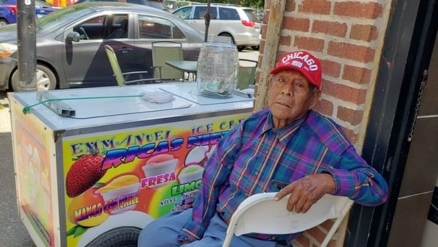 Don Ananías ha estado viviendo en Chicago, Illinois por más de 30 años. | Foto: GoFundMe.