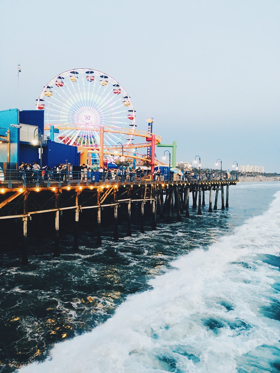El famoso muelle de Santa Mónica. | Foto: Pixabay.