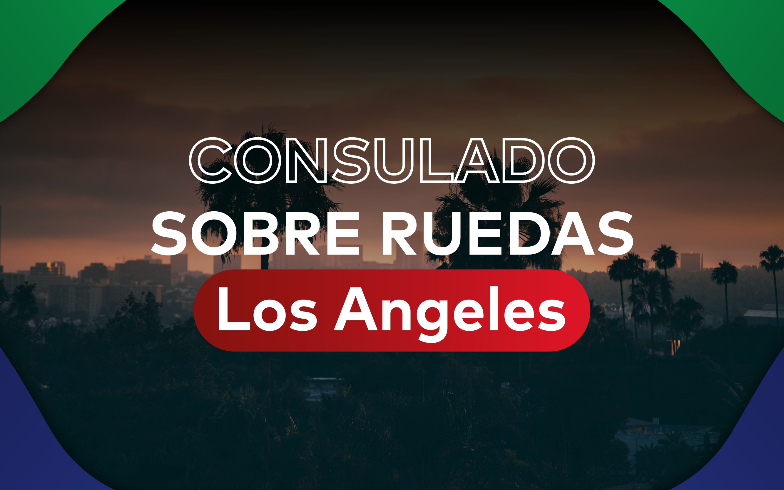 En el consulado sobre ruedas de Los Ángeles puedes tramitar tu INE, tu matrícula consular y tu pasaporte. | Foto: Conexión Migrante.