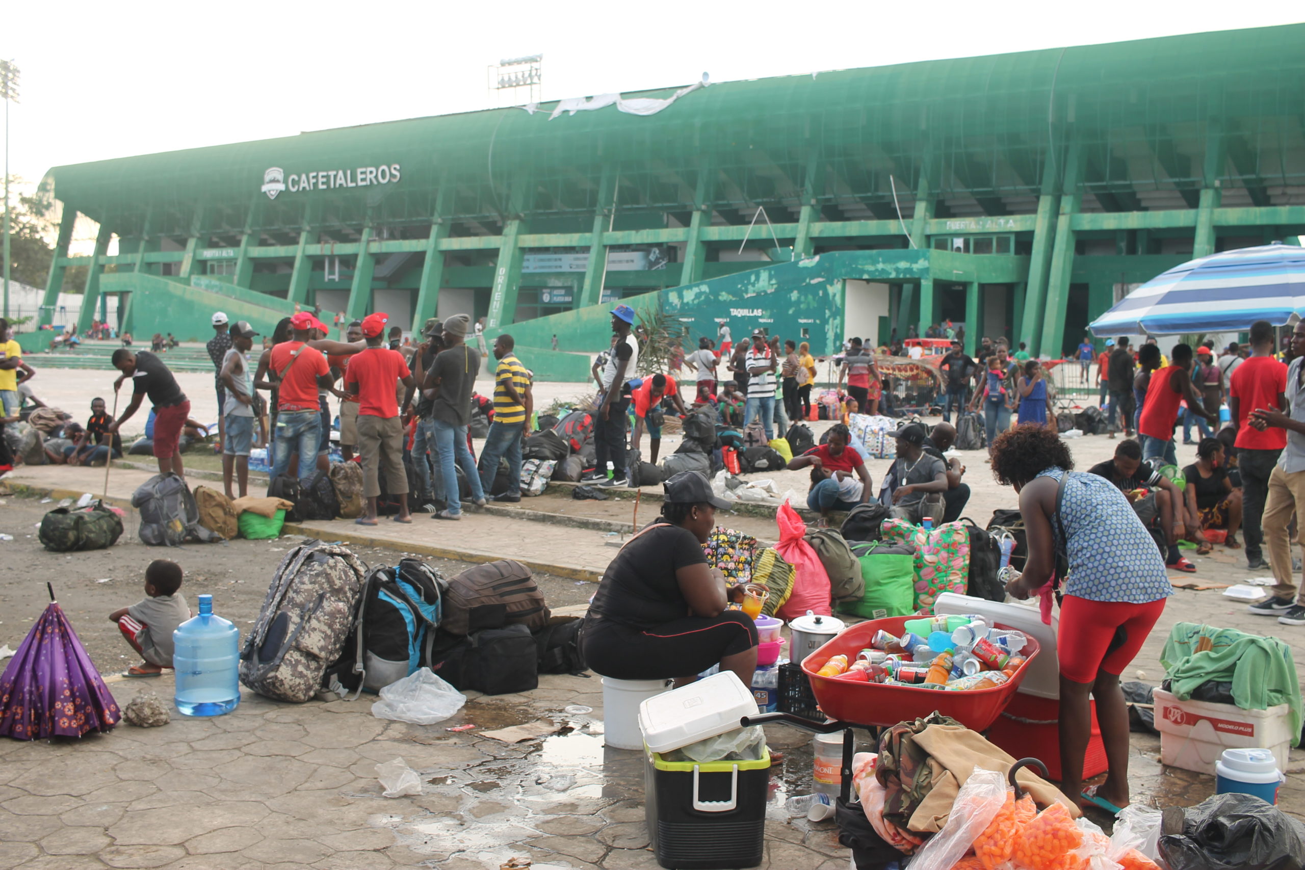 Crisis en el estadio en Chiapas. | Foto: Francisco Barradas Benítez.